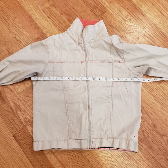 Nike Lightweight Cotton Jacket In Beige - Picture 12 of 15